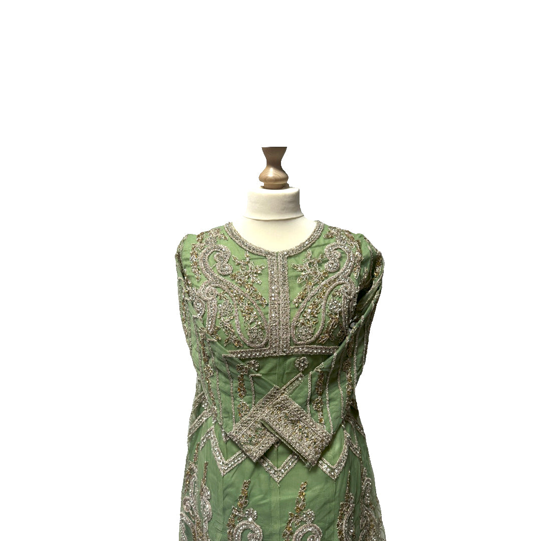 Stunning Lightweight Net Embroidered Dress